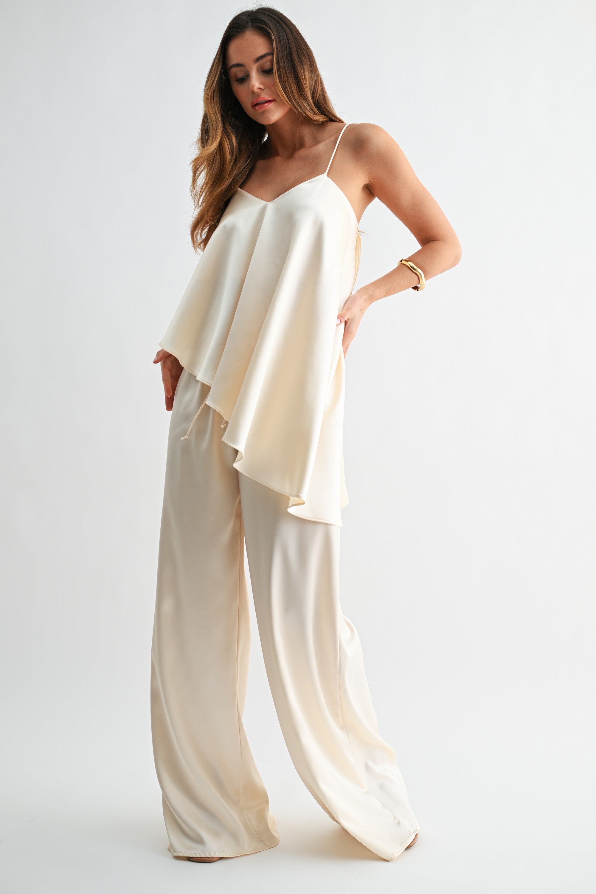 No More Parties Satin Set