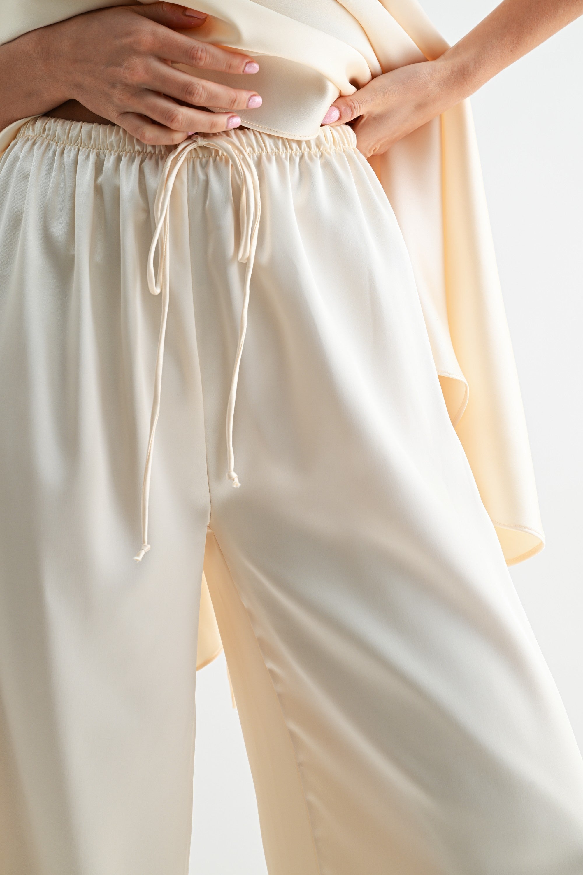 No More Parties Satin Set