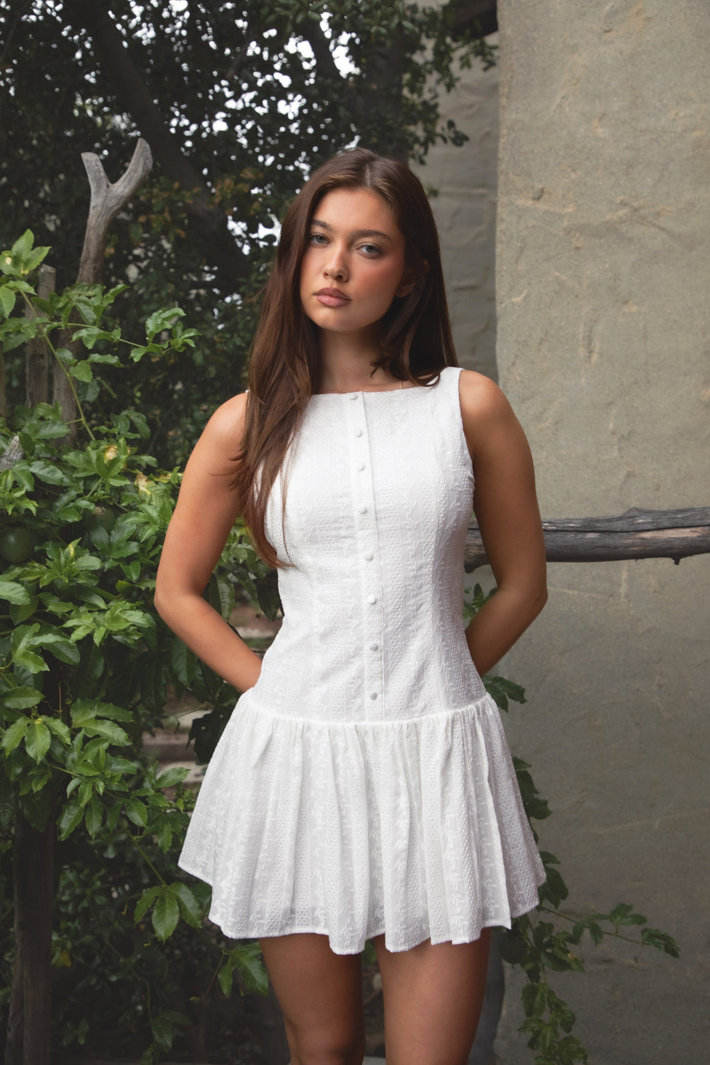 Waist Mini Dress